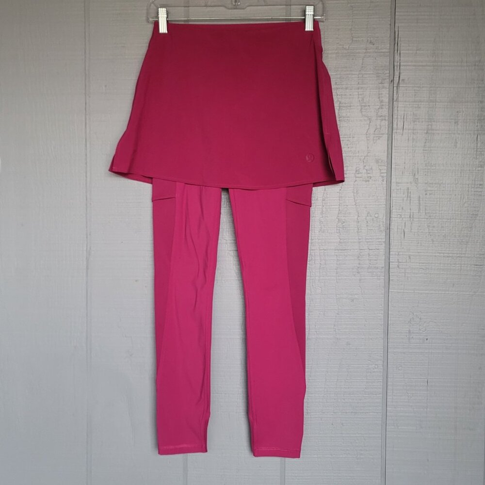 Lululemon 2-in-1 High-Rise Tennis Skirt Tight. Size 4